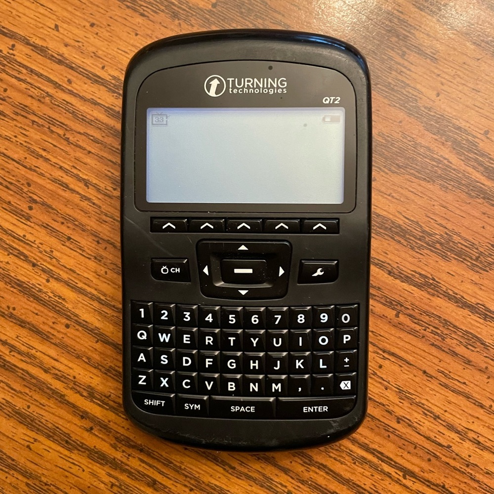 Turning Technologies Qt2 device Clicker